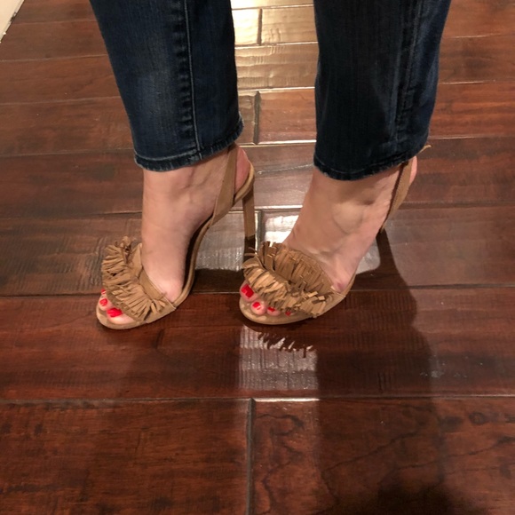 Banana Republic Shoes - Banana Republic fringe heel